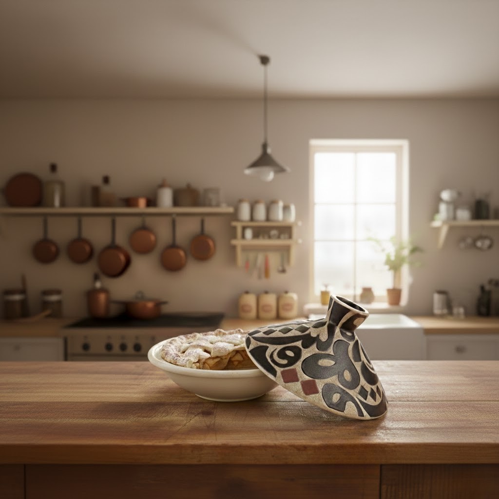 designed to serve food while retaining heat and aroma.