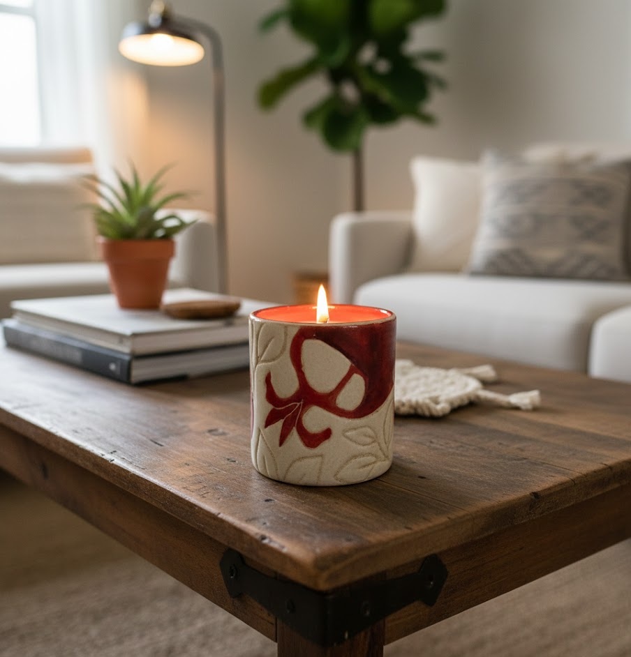 cylindrical Candle Vessel - Image 2